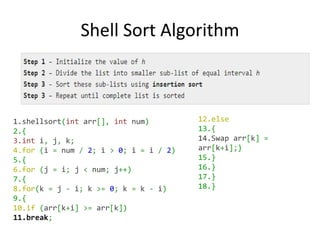 Unit 5 internal sorting & files | PPTX