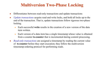 Unit 5 DATABASE MANAGEMENT SYSTEM SRMIST | PDF