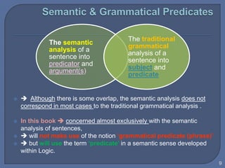Unit 5 - Predicates | PPT