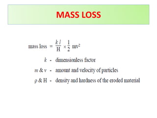 MASS LOSS
 