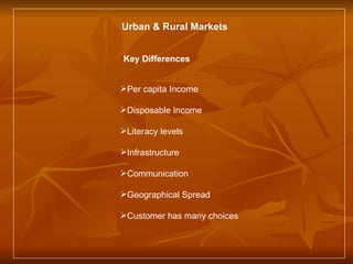 Unit5 rural marketing