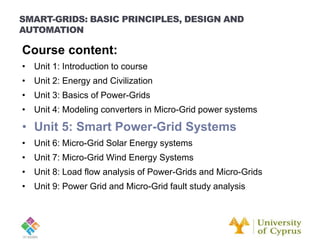 Unit5 smart power grid systems | PPTX