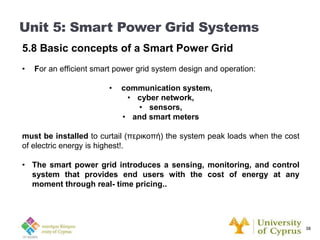 Unit5 smart power grid systems | PPTX