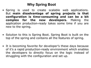 Comprehensive Guide to Spring Boot: Features, Advantages, and Code ...