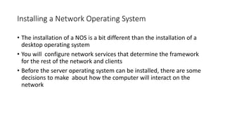 UNIT 5-UNDERSTANDING THE OPERATION OF A NETWORK.pptx