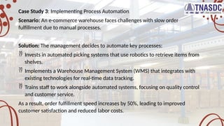 Warehouse Performance Optimization and Digital Transformation Trends | PPTX