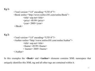 Unit 5 xml (1) | PPTX