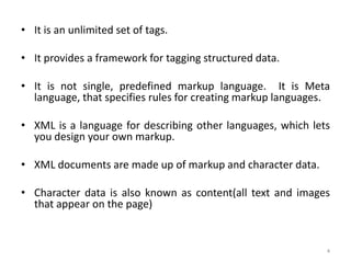 Unit 5 xml (1) | PPTX