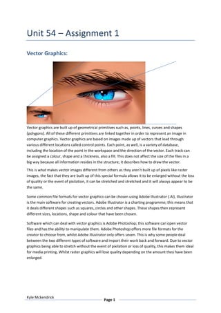 Unit 54 assignment 1 | DOCX
