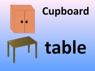Cupboard


table
 