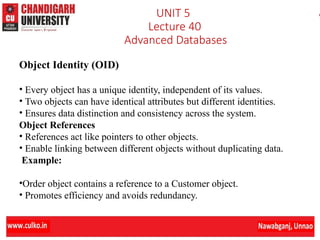 Unit5 ADBMS ch40.pptx OF DATABASE MANAGEMENT SYSTEM | PPTX