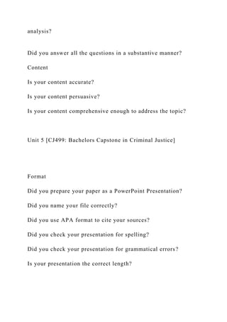 Unit 5 Assignment 2 Research and Analysis Paper .docx