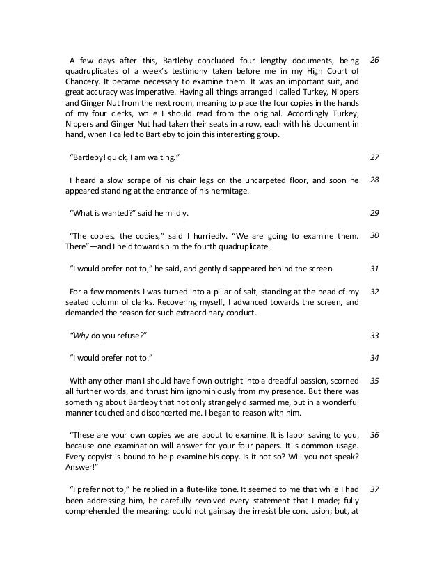 Unit 5 Bartleby Herman Melville
