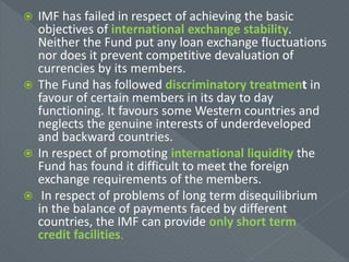 Imf Example Problems IMF And world Bank | PPTX