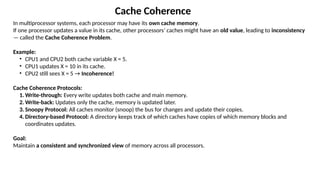 Comprehensive Overview of I/O Interfaces and Multiprocessor Systems in ...