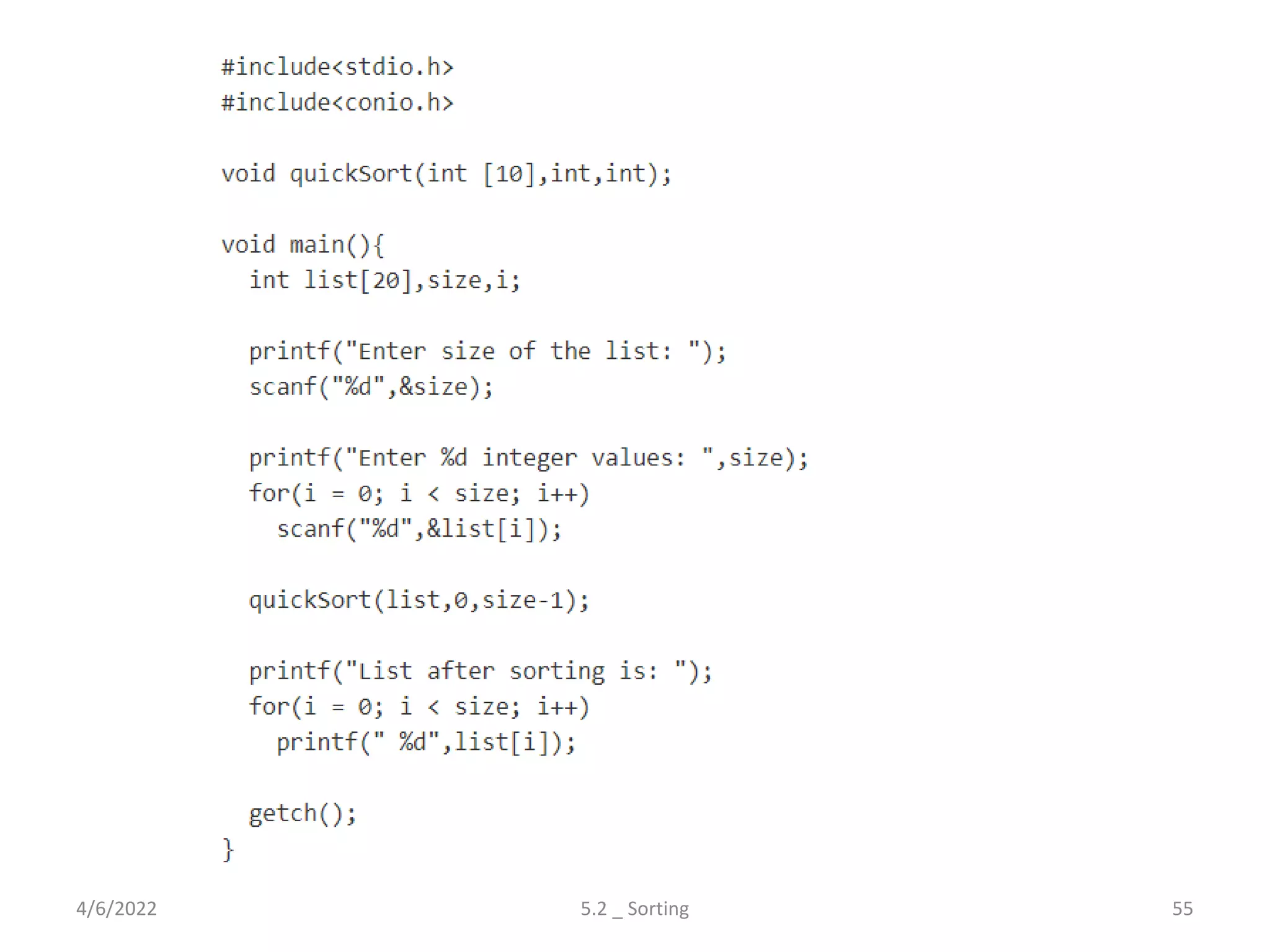 4/6/2022 5.2 _ Sorting 55
 
