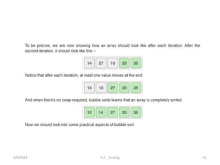 4/6/2022 5.2 _ Sorting 41
 
