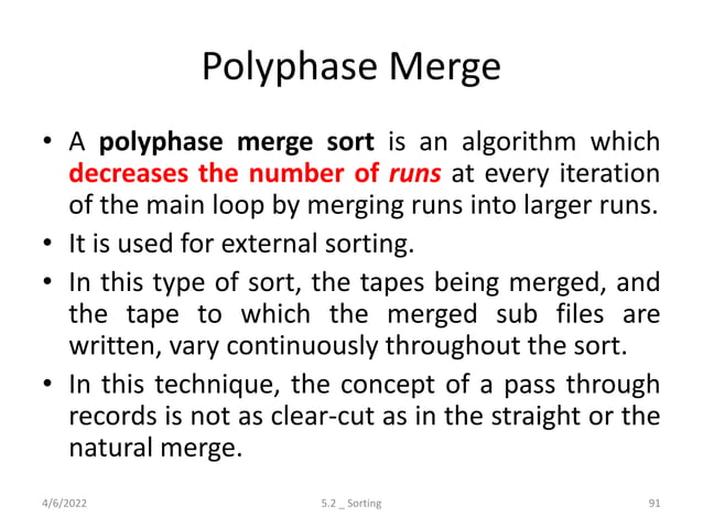 Searching, Sorting and Hashing Techniques | PPT