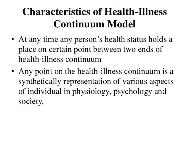 Concept Of Health And Illness