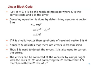 Digital Communication: Channel Coding | PPT | Programming Languages ...