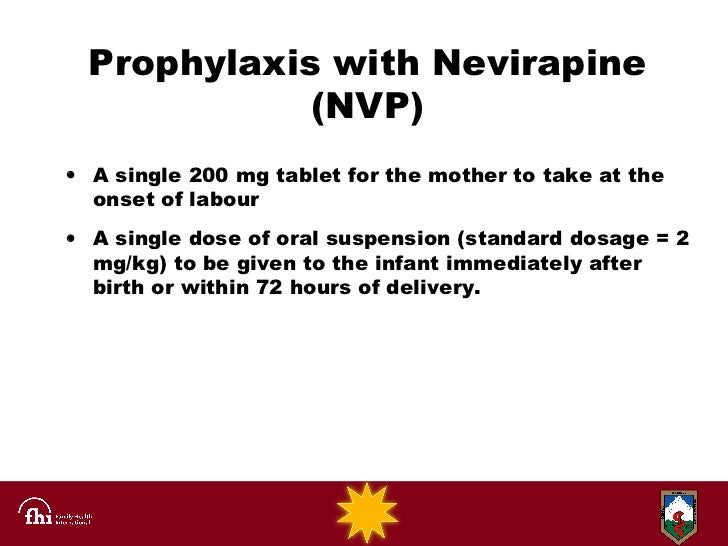 Nevirapine Dose For Pmtct
