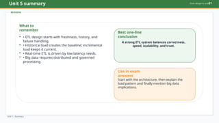 Comprehensive ETL System Design and Big Data Analytics Strategies | PPTX
