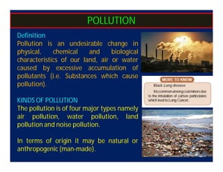 Unit 5 EVS.pdf Unit 5: Environmental Pollution | PDF