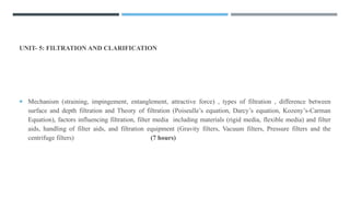 Filtration and clarification | PPTX