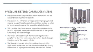 Filtration and clarification | PPTX