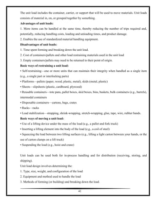 Industrial Engineering unit 5. Facility Design Notes by badebhau. | PDF