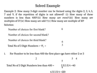 Comprehensive Guide to Counting Principles, Permutations, and ...