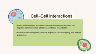 Cell-Cell Interactions and Communication Mechanisms in Biology | PDF