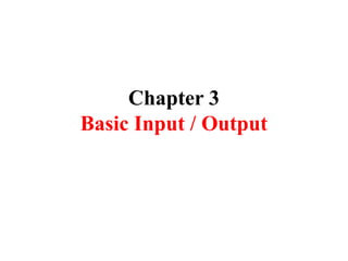 Input and output organization under computer organization | PPTX
