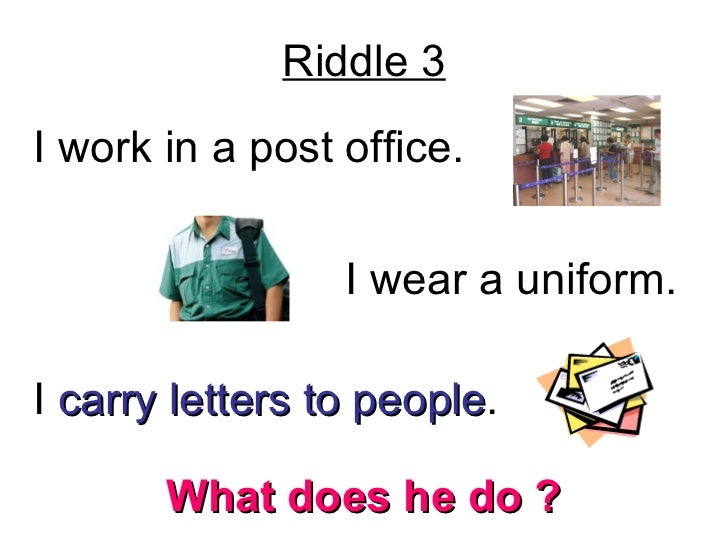 2B Job Riddles