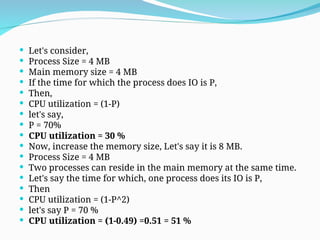 Process Size Cpu Unit 5 Memory management System in OS.ppt