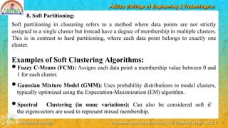 Comprehensive Overview of Clustering Techniques in Machine Learning | PPTX
