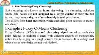 Comprehensive Overview of Clustering Techniques in Machine Learning | PPTX