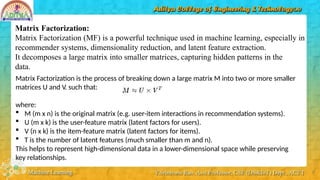 Comprehensive Overview of Clustering Techniques in Machine Learning | PPTX