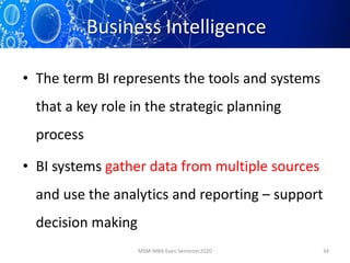 Information Management Unit 5 New IT initiatives | PPTX
