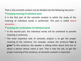 unit 5 nlp semantic analysis btech ptu .pptx