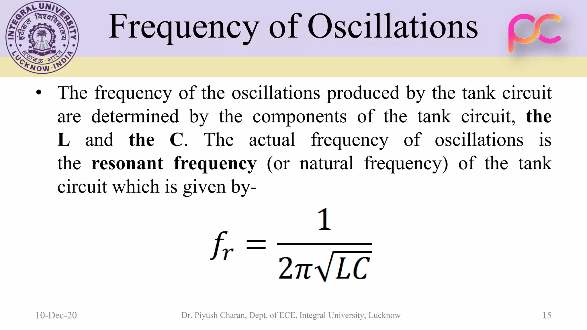 Unit 5 oscillators and voltage regulators