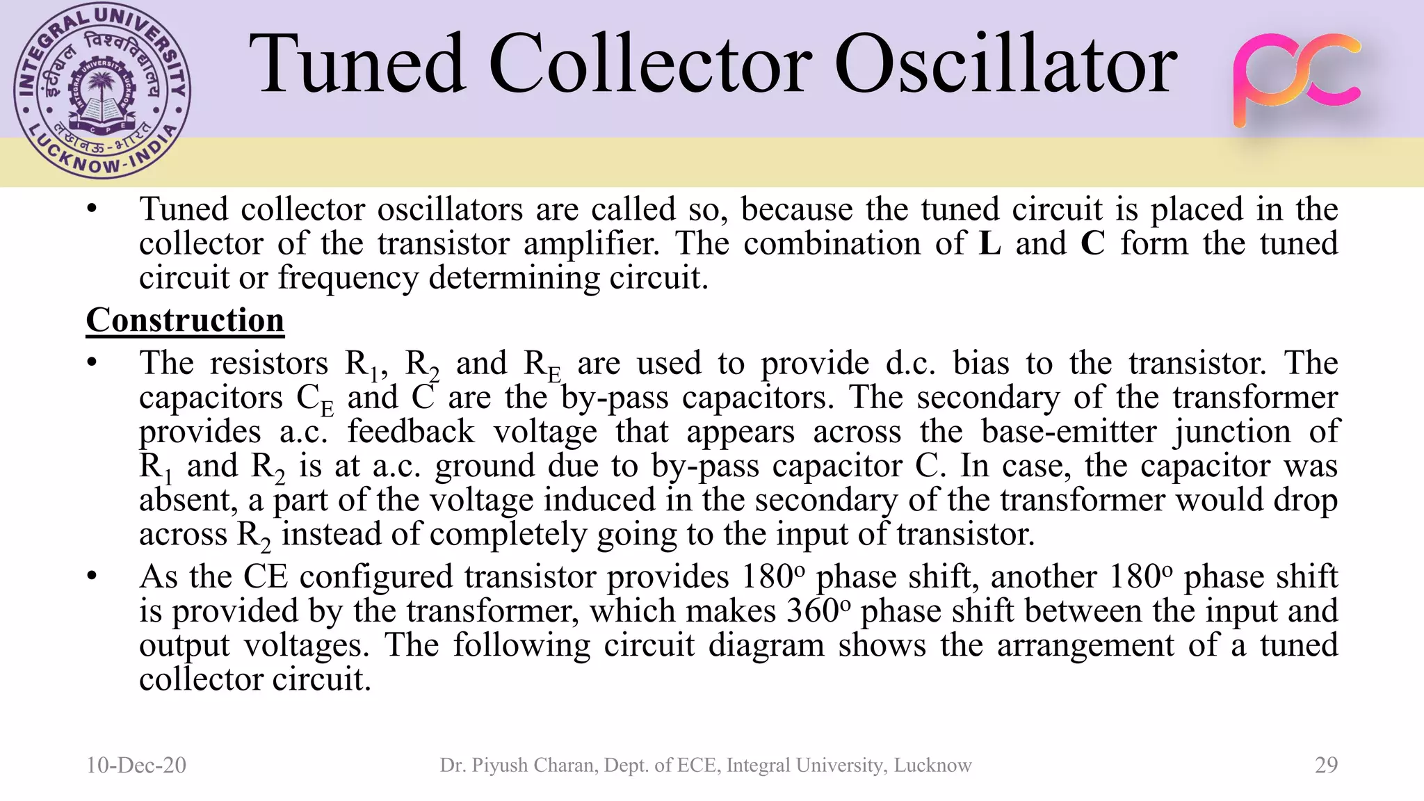 Unit 5 oscillators and voltage regulators