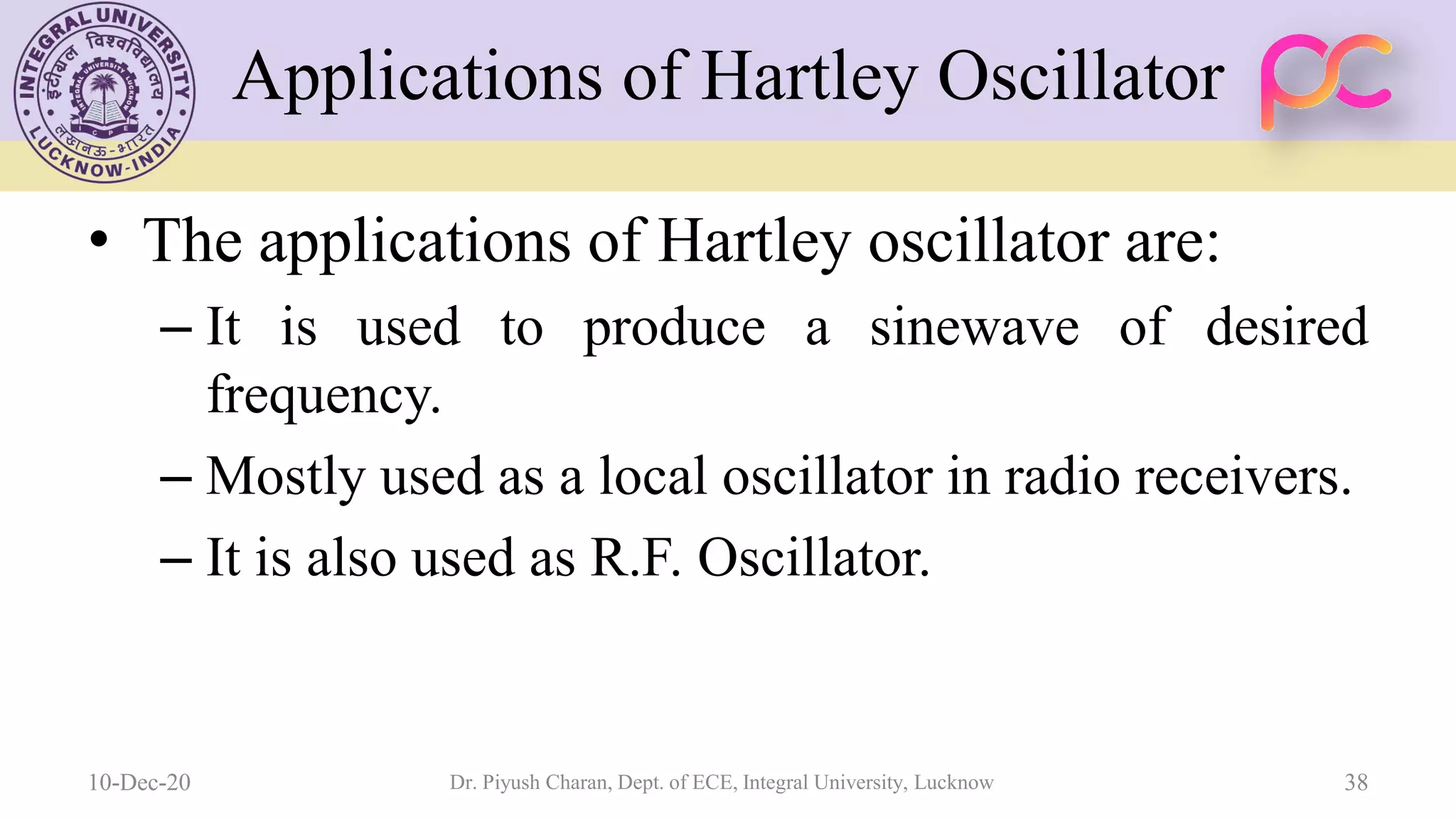 Unit 5 oscillators and voltage regulators