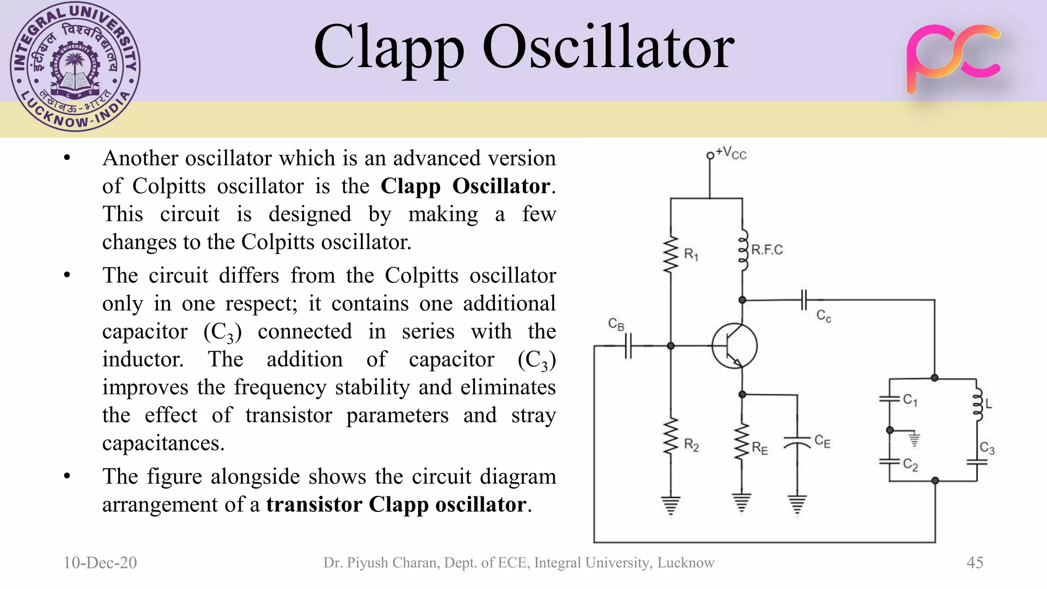 Unit 5 oscillators and voltage regulators