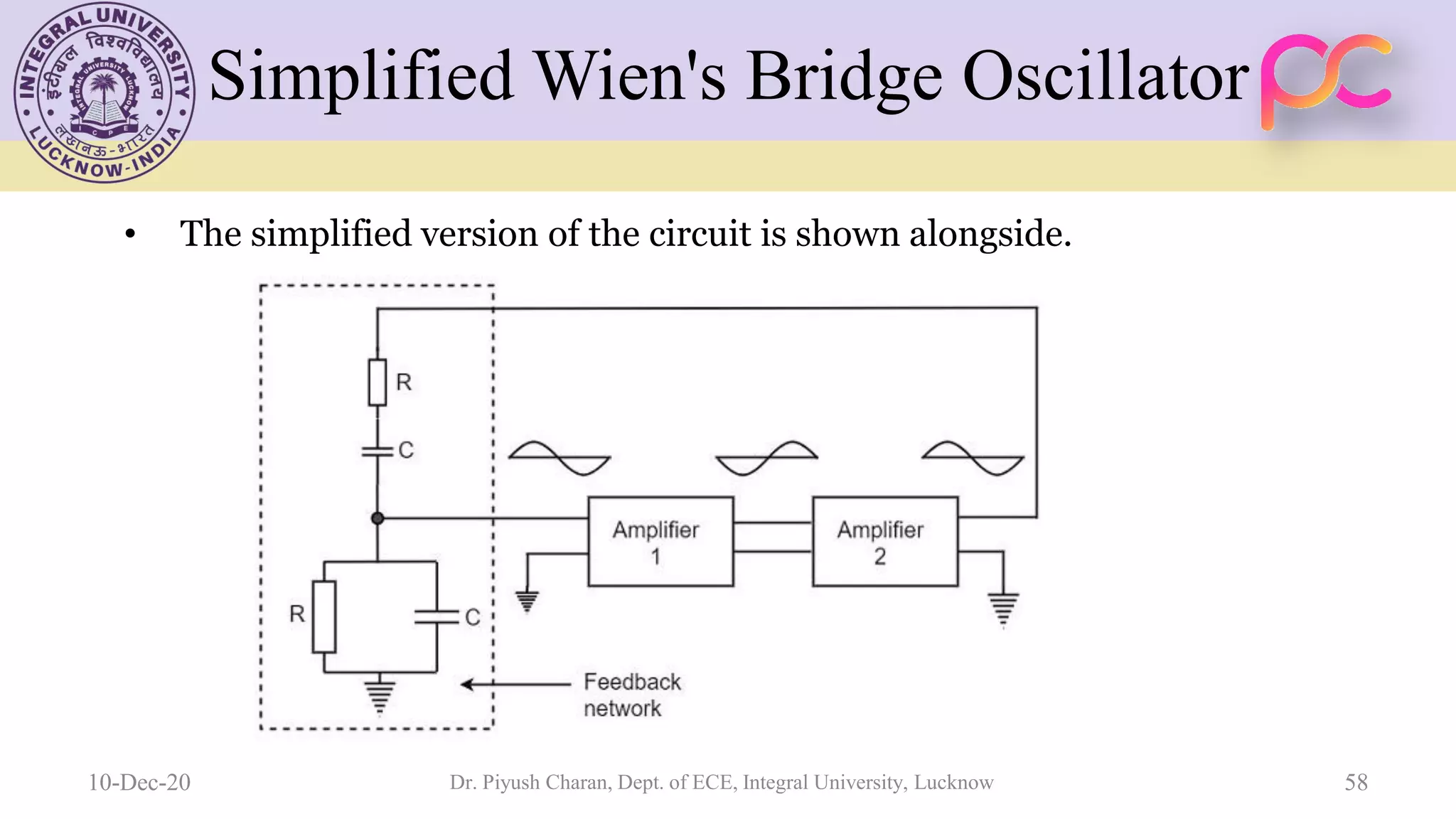 Unit 5 oscillators and voltage regulators
