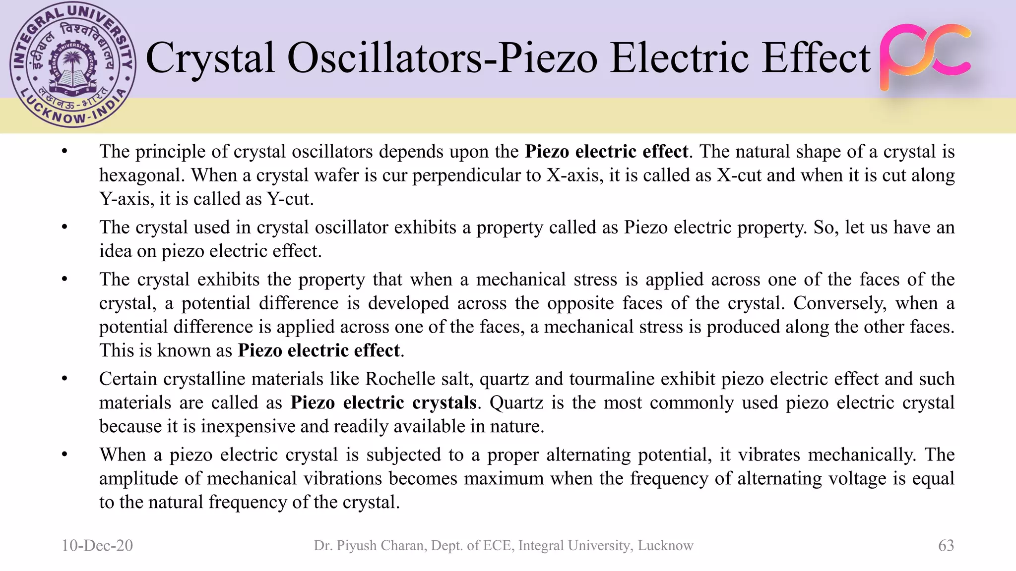 Unit 5 oscillators and voltage regulators