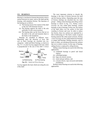 Bearings introduction and selection proceduree | PDF