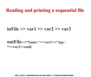 C++ IOSTREAMS and Files OOPs using Adv C++ | PDF