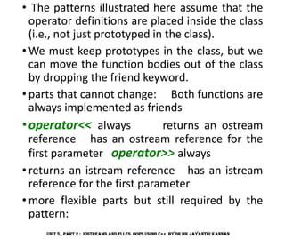 C++ IOSTREAMS and Files OOPs using Adv C++ | PDF