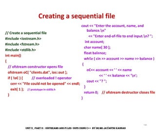 C++ IOSTREAMS and Files OOPs using Adv C++ | PDF